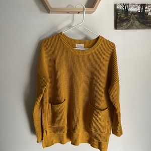 MelloDay Yellow Sweater Size M